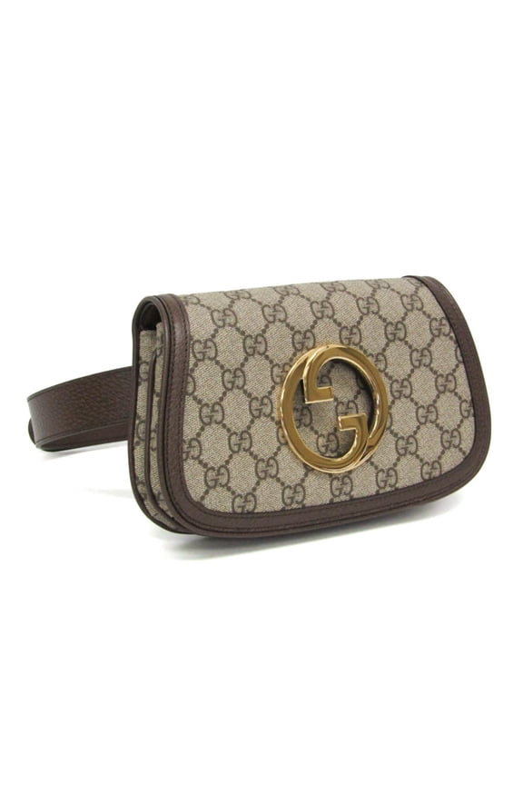 Pre-Owned Gucci Blondie Belt Bag 703807 Women's GG Supreme,Leather Fanny Pack,Sling Bag...