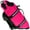 Rose red-L, variant on Pet Dog Flotation Life Vest Comfortable Swimwears With Secure Buckles Design Water Safety Swimming Boatings Gear