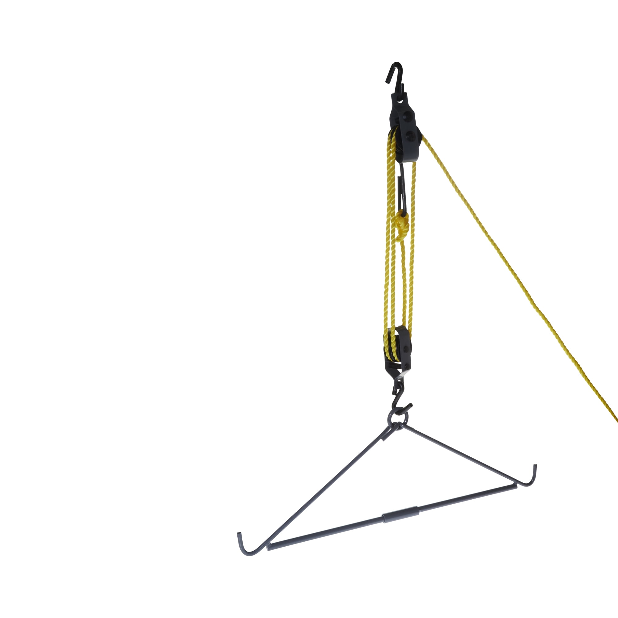 Allen Company Steel Gambrel Kit - 500 Pound Capacity Manual Hoist - Collapsible Design
