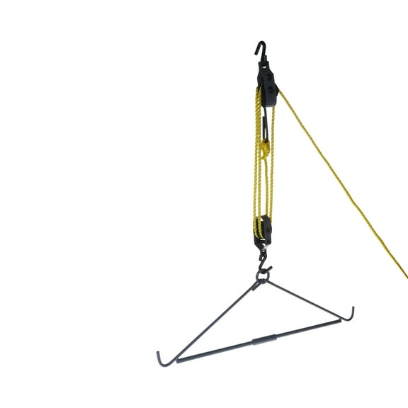 Allen Company Steel Gambrel Kit - 500 Pound Capacity Manual Hoist - Collapsible Design