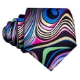 thumbnail image 4 of Set de corbata Barry.Wang de seda tejida de 150 cm, azul, 4 of 6