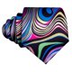 thumbnail image 4 of Set de corbata Barry.Wang de seda tejida de 150 cm, azul, 4 of 6