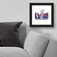 thumbnail image 4 of Gallery Pops NFL Super Bowl LVIII - Logo Wall Art, Black Framed Version, 12" x 12", 4 of 5