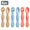 Color Combination Three, variant on 6 Pack Baby Silicone Feeding Spoons, Soft Silicone Weaning Spoons with Non-Slip Handle, Gentle Feeding Utensils for Purees, Cereal, Snacks, Home Dining