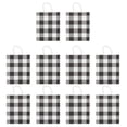 thumbnail image 1 of 10pcs Plaid Gift Paper Bags Shopping Mall Wrapping Bags Festival Graduation Bags, 1 of 1