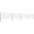 thumbnail image 5 of vidaXL Step-In Fence with Posts Zinc-coated Iron 164' 59/12/5.9, 5 of 23