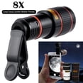 thumbnail image 3 of ODOMY 8 X Hot HD360 Zoom Optical Clip Telephoto Telescope Camera Lens for Smart Phone，Transform Your Phone Into A Professional Camera, 3 of 12