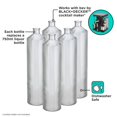 thumbnail image 6 of bev by BLACK+DECKER Cocktail Maker Glass Liquor Dispenser Bottles, Dishwasher Safe, 5 Pack (BEWB105), 6 of 6