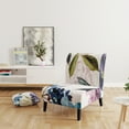 thumbnail image 3 of Designart "Spring Nectar Square II" Upholstered Traditional Accent Chair - Arm Chair, 3 of 5