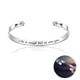 thumbnail image 1 of Pulsera para mujer, regalos para mujer La vida es dura pero tú también lo eres Pulsera de pareja inspiradora de acero de titanio pulsera inspiradora, 1 of 5
