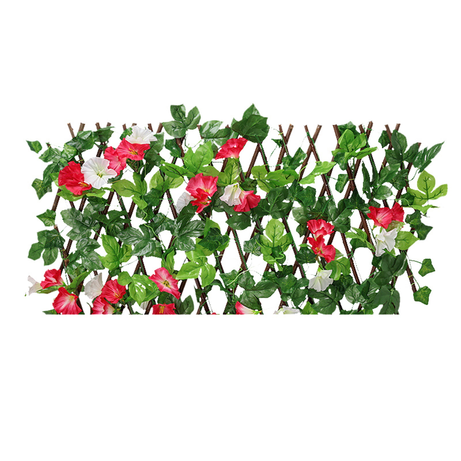 Details about   UV Protection Wooden Hedge Backyard Artificial Fence Telescopic Cloth Flowers 
