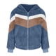 thumbnail image 4 of Pntutb moda mujer Patchwork cremallera invierno alargado felpa manga larga prendas de vestir Pntutb Pntutb-4498, 4 of 4
