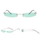 thumbnail image 3 of Gafas de sol unisex Sunnimix moda pequeña lente UV400 Plástico verde, 3 of 8