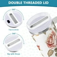 thumbnail image 4 of JSTEL Rose Flowers Watercolour 30 oz Tumbler Stainless Steel Water Bottle Vacuum Insulated Cup with Straw Lid & Handle For Travel Car Cup Holder, 4 of 8