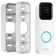 thumbnail image 1 of All-new Blink Doorbell Corner Mount, Adjustable Angle (15/30/45 Degrees) Mount Kit for Blink Video Doorbell, Wider Viewing Range Blink Wedge Mount, Blink Doorbell is NOT Included(White), 1 of 15