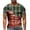 L-White, variant on Jinhomg Mens Funny Party Tops Novelty Funny 3D Muscle Plaid Print T-Shirts Big and Tall Comfy Short Sleeve Crew Neck Tees 2025 Fashion Tops Spring Saving White XXXL