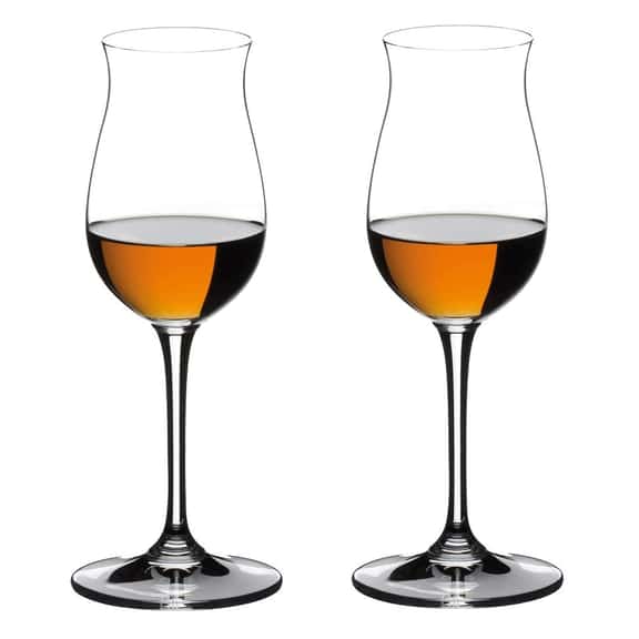 Riedel 6.0 Fluid Ounce Vinum Cognac Fine Crystal Flute Glass Set, Set of 2