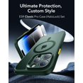 thumbnail image 2 of Funda de teléfono ESR para iPhone 14 Pro Max, color verde mate translúcido, 2 of 5