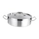 thumbnail image 5 of Olla de acero inoxidable para cocina de inducción con tapa fácil de limpiar 28cm, 5 of 9