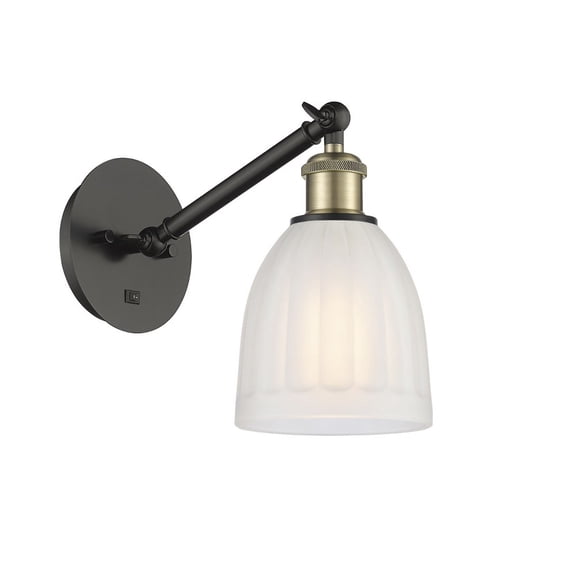 317-1W-BAB-G441 Innovations Lighting Brookfield - 1 Light Wall Sconce In Art Nouveau Style-11.38 Inches Tall and 5.75 Inches Wide-Black Antique Brass