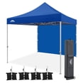 thumbnail image 4 of EAGLE PEAK 10' x 10' Pop-up and Instant Outdoor Commercial Canopy with one Sidewall,Blue, 4 of 8