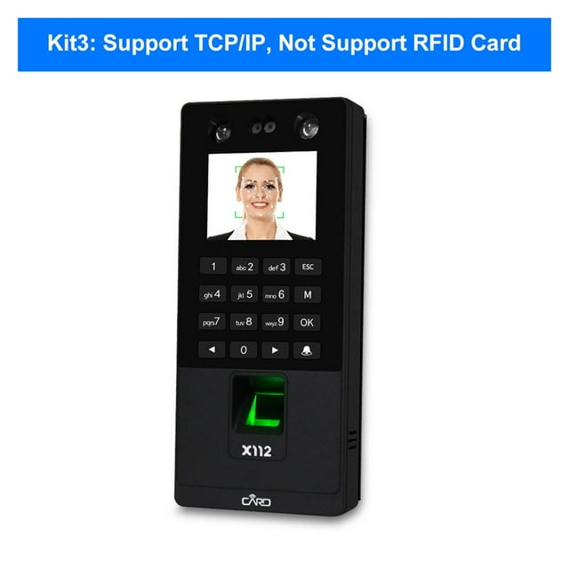 Biometric Facial Door Access Control System Software Keypad Reader Fingerprint Face Time Attendance Machine
