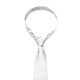 thumbnail image 4 of Camisa de vestir de negocios de moda para hombre de 8 cm, corbata de poliéster lisa con cremallera y lazo. Corbata de poliéster para hombre., 4 of 6