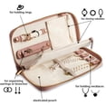 thumbnail image 3 of Funda organizadora de viaje para joyas FEMIECHO, sin enredos, rosa, 3 of 6