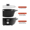 thumbnail image 2 of Olla Lento Cocimiento Diamante 5.6 L Elite Cocina Hogar Elite Gourmet Diseño de diamante 5.6 L, 2 of 4
