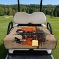 thumbnail image 2 of Whosucclay Abstract Rustic Deer Golf Cart Blanket Golf Cart Accessories, 4 Storage Pockets Golf Cart Seat Towel for Club Car Ds Precedent Tempo EZGO 2 Person Carts, 2 of 9