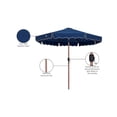 thumbnail image 2 of Meridian Furniture Amalfi Navy Polyester Patio Umbrella, 2 of 10