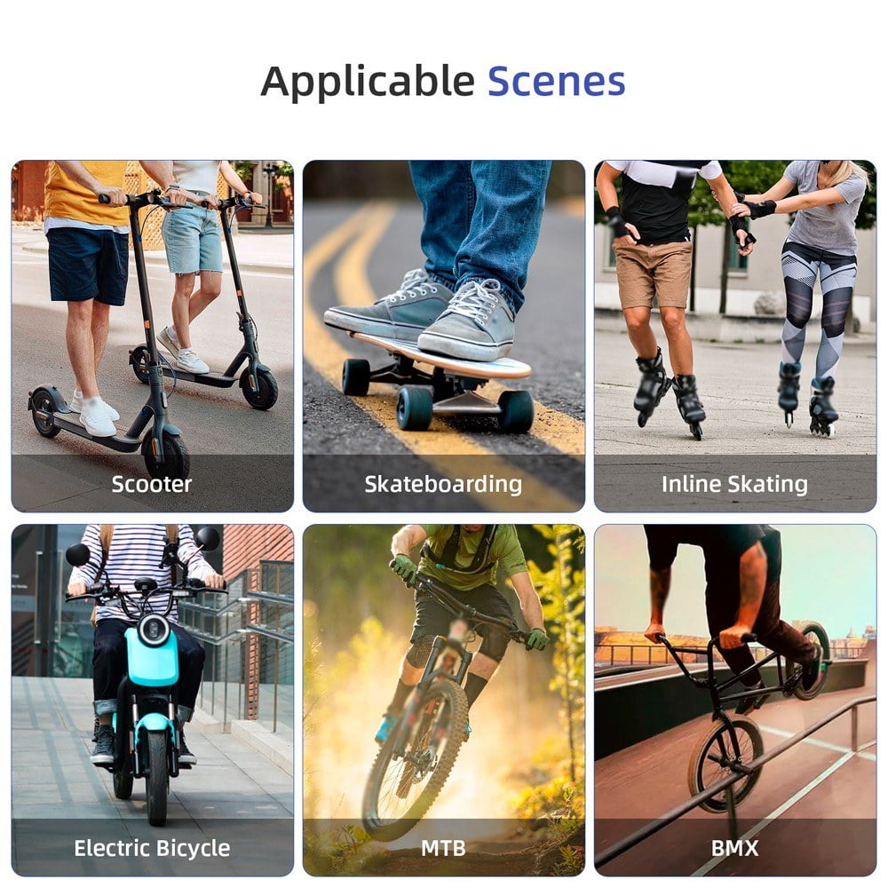 Waterproof Cycling Helmet with LED Turn Signal for Bikes and Scooters