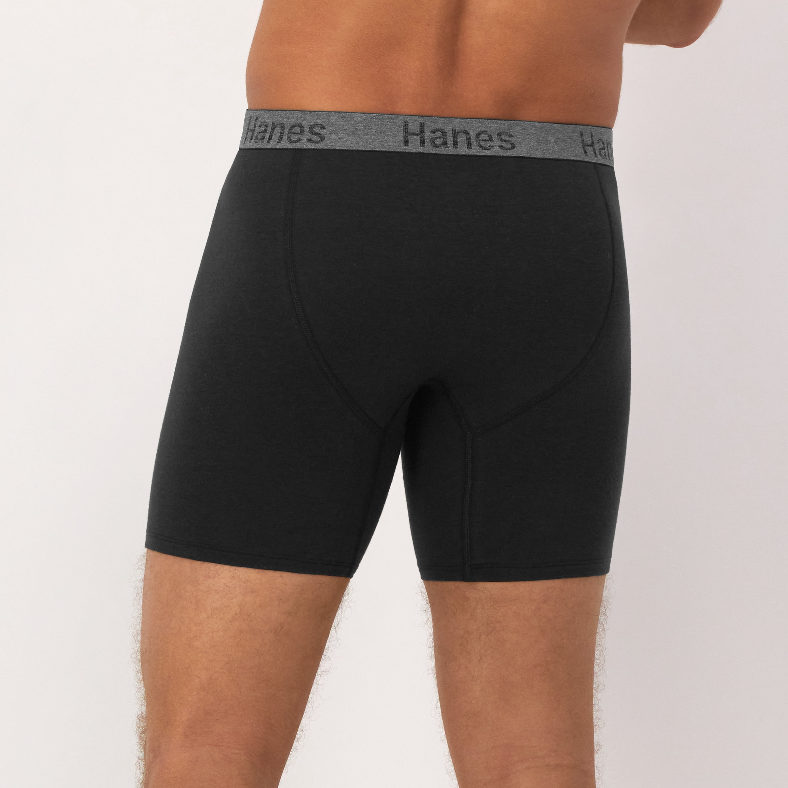 Hanes Men's Comfort Flex Fit Ultra Soft Cotton Stretch Boxer Briefs, 3 Pack