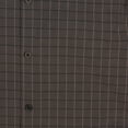 thumbnail image 3 of Calvin Klein Men's Long Sleeve Stretch Cotton Check Shirt (Black Beauty, X-Large, XL), 3 of 9