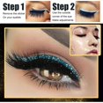 thumbnail image 4 of Pegatinas de pestañas 2 en 1, delineador de ojos reutilizable, pegatinas de pestañas impermeables, pegatinas de pestañas de párpado, pegatinas de maquillaje fáciles de quitar, 4 of 5