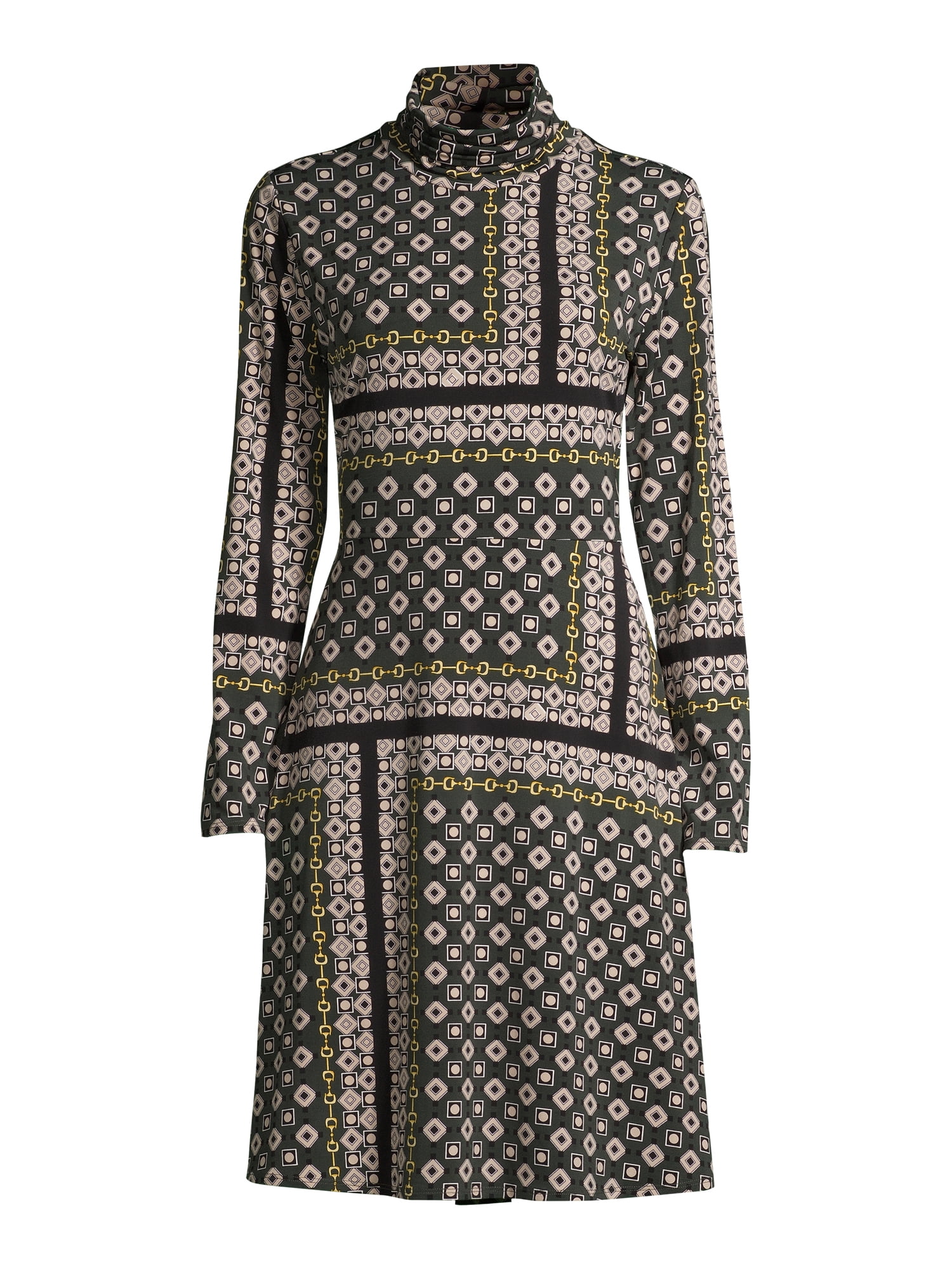 turtleneck dress no sleeves