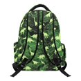thumbnail image 2 of KUIFORTI Green Dinosaur Boys Backpack Kids School Bag 17 Inch Polyester with Side Pockets Comfortable Adjustable Straps for Students for Elementary, 2 of 7