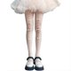 thumbnail image 1 of Pantimedias de rejilla góticas para mujer, medias de Agujeros huecos con lazo de terciopelo dulce Lolita, 1 of 5