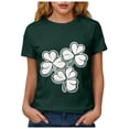 thumbnail image 5 of vigerkar St Patricks Day Shirt Women - Shamrock Patty's Irish Patricks Day Outfits (Dark Green, S), 5 of 8