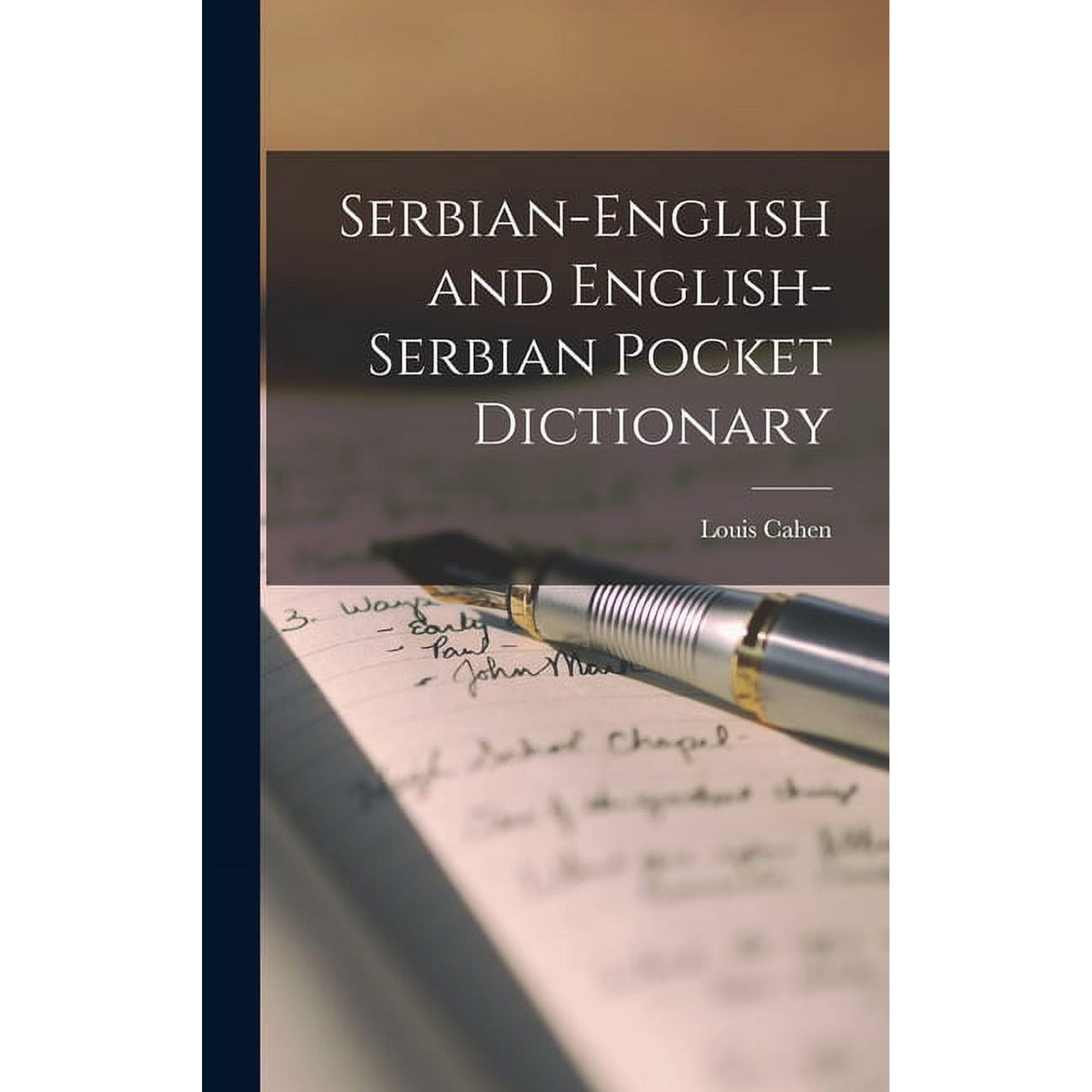 Serbian-English and English-Serbian Pocket Dictionary, (Hardcover)