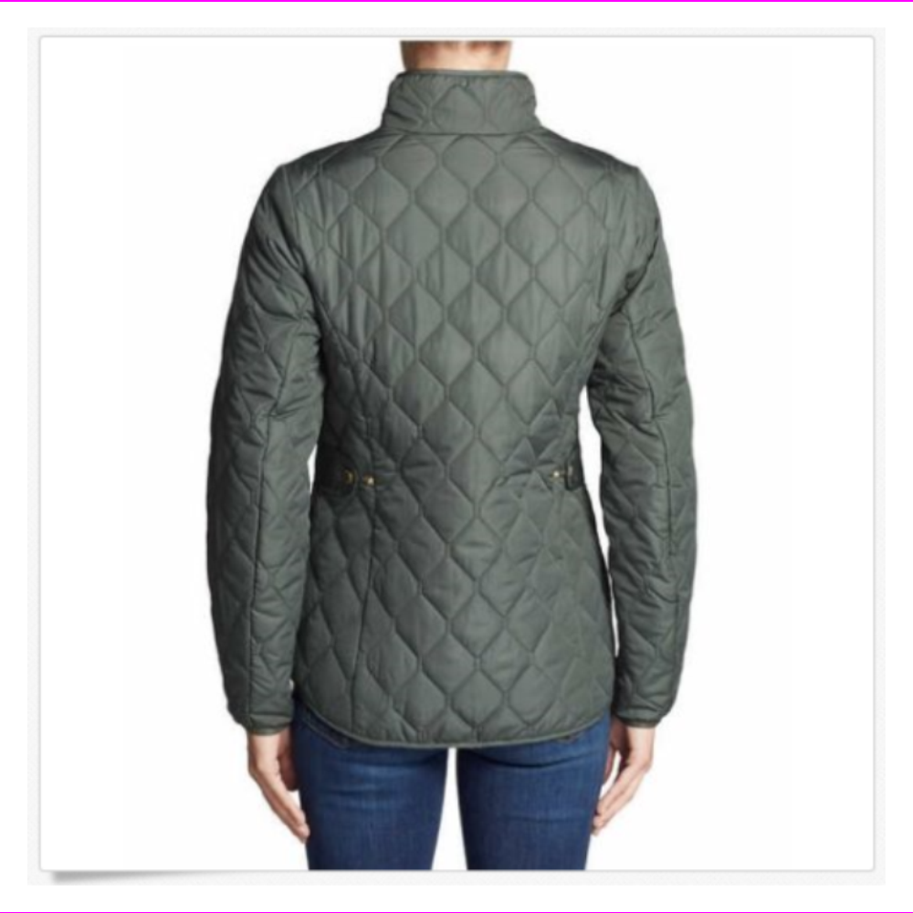Eddie Bauer Eddie Bauer Women's Mod Quilt Light Jacket M/Capers