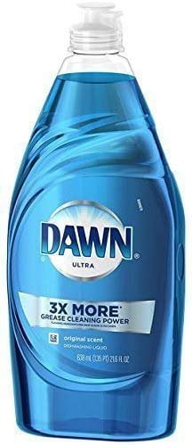 Dawn Ultra Dish Washing Liquid, Original Scent - 21.6 oz x 3 Pack - Total 64.80 Fl oz