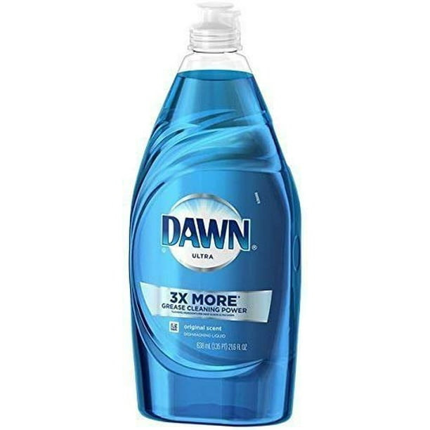 Dawn Ultra Dish Washing Liquid, Original Scent 21.6 oz x 3 Pack Total 64.80 Fl oz Walmart