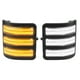 thumbnail image 1 of Luces LED de señal de giro para espejo lateral, ámbar, blanco, secuencial, ahumadas, marcador lateral, luces de espejo de remolque para Ford F250 F350 F450 F550 Super Duty 2008-2016 7C3Z13776A par, 1 of 1