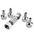 thumbnail image 1 of Aérographe Raccord Rapide Raccord de Déverrouillage Adaptateur avec Raccord Mâle 10, 1/8 Pouce M-F, 1 of 5