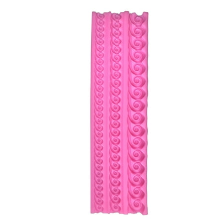 

Cookie Fondant Kitchen Home Easy Clean Cake Bakeware Tool Candy Flower Wave