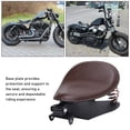 thumbnail image 3 of Retro Motorcycle  Motorcycle Solo Pad  Motorcycle Solo  with Spring Bracket Kit Faux Leather Strong Support Universal Fit for Retro Motorcycle, 3 of 7