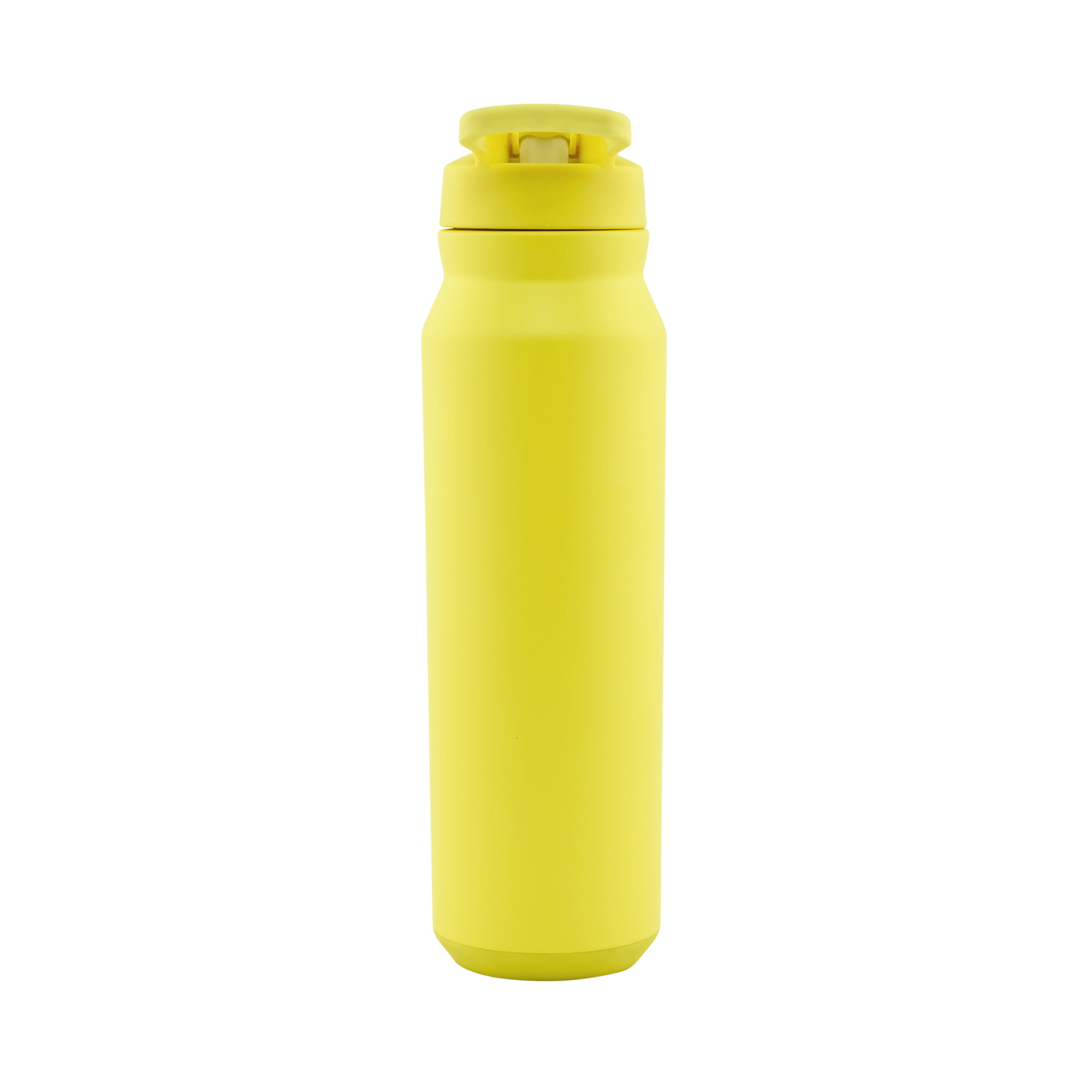  Coldest Sports Water Bottle with Straw Lid Vacuum Insulated  Stainless Steel Metal Thermos Bottles Reusable Leak Proof Flask for Sports  Gym (Solar Yellow, 32 oz): Home & Kitchen