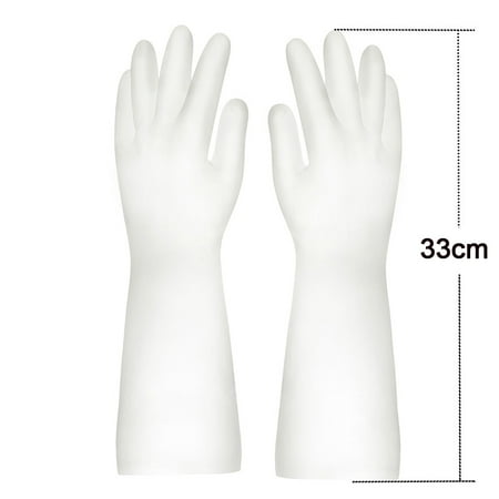 gloves nitrile washing durable resistant household waterproof dishes rubber cleaning plastic wear clothes kitchen mittens
