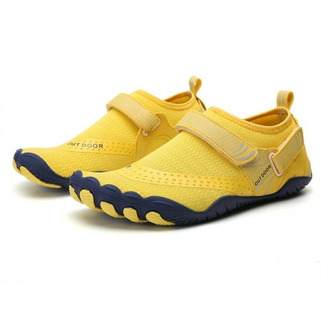 

LoyGkgas Parent-Child Barefoot Shoes Swimming Beach Sneakers Sandals (Yellow 47)